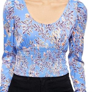 Free People Women's Santiago Print Blouse
